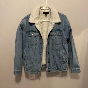 • Forever 21 Sherpa Lined Jacket •